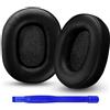 Aurivor Cuscinetti auricolari di ricambio originali per audio Technica ATH-M50 M50 x M50S M50RD ath-m40 x ath-m30 x ath-m20 x hp-ep M-Series cuffie - 2 pezzi (1 coppia)