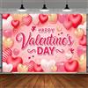 Kaxulvoblig Sfondo con Striscione di San Valentino180x110 cm,Sfondo per Feste di San Valentino per Decorazioni per Feste di San Valentino e Decorazioni