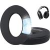 SOPROM Cuscinetti di Ricambio in Gel Refrigerante Cuffie per Sennheiser HD650, HD660 S, HD600, HD6XX, HD58X, HD580, HD565, HD545, HD535(Nero)