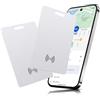 RUIZHI Smart Tag sottile Wallet Tracker Card per Android Google Find My Compatibile | IP68 impermeabile Bluetooth Tracker con ricarica wireless | Wallet Finder per passaporto, borsa e bagaglio da viaggio (2