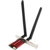 Topiky Scheda WiFi PCIE Dual Band 1200Mbps, Scheda WiFi PCIE 7260AC PRO con BT 4.0, Adattatore Wireless Dual Band per 7 8 10 11, Supporta Forte compatibilità 2.4G 5G