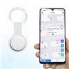 Housekeeper GPS Bluetooth Smart Tag Tracker con App Adatto per Animali Domestici Bambini Auto Chiavi Zaini Valigie Tracce Ovunque Sia Android IOS Compatibile con Supporto in Pelle Impermeabile Facile Trovare