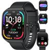 Fempoin Smart Watch per uomo e donna, oltre 100 modalità sportive, monitoraggio della frequenza cardiaca e del sonno, contapassi, smartwatch per Android iOS, smartwatch (rispondere/effettuare chiamate
