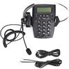 CCYLEZ HT800 Call Center Telefono con Filo, Telefono Cablato con Microfono Omnidirezionale Cuffie, Telefono Fisso da Scrivania per Ufficio e Casa