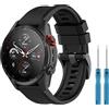 SenMore 22mm Cinturino per Amazfit Falcon, Braccialetto di Ricambio Silicone Sportivo Cinturino per Smartwatch.