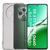 KEJI Cover Custodia in TPU Morbido Trasparente in Silicone Flessibile Compatibile PER Oppo Reno 12 F 5G / OPPO Reno 12 FS 5G (Trasparente)