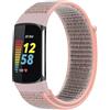 FYISWHO Traspirante Sport Cinturino per Fitbit Charge 6, Nylon Bracciali Cinturini di Ricambio per Fitbit Charge 5