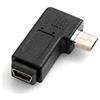 System-S Mini USB femmina a micro USB maschio a 90° destro ad angolo