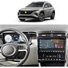 SKTU Pellicola protettiva compatibile con Hyund-ai Tucson NX4 2021-2024 Navigation Tacho Opaco Pellicola Protettiva Vetro Protezione Anti Impronta 10,25 Pollici