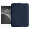 kwmobile Cover Tablet Compatibile con 13 Tablet - Custodia eReader Universale - Copertina Protettiva in Neoprene Blu Scuro