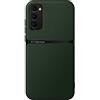 Kepuch Cover per Samsung Galaxy S20 FE - Custodia Case Piastra Metallica Incorporata Litchi Grano - Verde
