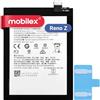 MOBILEX® Batteria BLP717 per OPPO Reno Z | 4035 mAh - OEM | Batteria interna di ricambio con adesivo | Capacità originale
