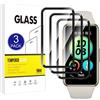 X-Dision [3 Pezzi Pellicola Protettiva Compatibile con Honor Band 6/Huawei Band 6/Huawei Band 7/6 PRO,[Resistente ai Graffi, Alta Definizione][3D Curved Full Cover] Pellicola Protettiva