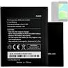 HIGHAKKU Batteria di ricambio per Wiko K200 compatibile con Wiko Y50