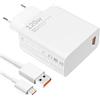 Okaywork per caricatore xiaomi 120w caricatore usb c con cavo 1M per Mi Caricatore Rapido Charge Xiaomi 14 Ultra 14T13T 13 12T 11T Pro 12,Redmi Note 13 12 11S 10Pro,Mi 11 Ultra 11i,POCO X6 M6 Pro