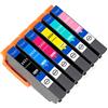 ESMOnline 6 Compatibili XL Cartucce d'Inchiostro per Epson Expression Photo XP 55 750 760 850 860 950 960 XL - Versione XL - 1 Nero, 1 Ciano, 1 Magenta, 1 Giallo, 1 Ciano, 1 Magenta