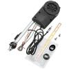 Riloer Antenna per autoradio elettrica per auto, antenna di ricambio per antenna elettrica per montaggio su ala 12VDC