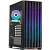 YEYIAN Phoenix Gamer PC Case | Mid Tower | ATX, M-ATX, ITX | Pannello Frontale Indirizzabile | Pannello Vetro Temperato | 4 Ventole ARGB PWM | 3 Anteriori 1 Posteriore 120mm | CPU 170mm | GPU 400mm