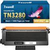 Yowell TN3280 Toner compatibile per Brother TN3280 per Brother HL-5350DN HL-5380DN HL-5340D HL-5340DL MFC-8380DN MFC-8890DW MFC-8880DN DCP-8085DN - TN-3280 Toner nero