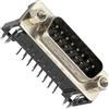 Aerzetix - C12265 - Connettore spina maschio D-Sub 15 pin angolato 90° 7.2mm - lunghezza 39mm - per computer informatica scheda madre circuito stampato monitor scanner
