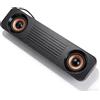 SUNGOOYUE Soundbar per TV con 2 altoparlanti 2 fori sonori, 60Hz-20KHz 360 ° qualità audio surround, Subwoofer Stereo Hi-Fi con Spina da 3,5 Mm Alimentato Tramite USB Altoparlante Lungo per TV Computer Desktop
