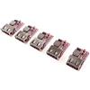 ANGEEK - Modulo per alimentatore ricarica batterie 5 pezzi DC-DC 6-24V a 5V 3A USB Charger Step Down Power Supply Module - 5 pezzi