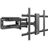 HILLPORT Supporto da Parete per TV al Plasma LED LCD Piatti e Curvi 55-100 inch, Inclinazione Girevole Staffa con Doppio Braccio Peso fino a 75kg, Max VESA 800x600mm DY995