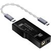 Yinyoo TRI TK1 Amplificatore per cuffie DAC Protable Dual CS43131 Chip 32Bit/384kHz DSD256 Dongle DAC per audio Hi-Fi con cavo adattatore USB-C a USB-C per jack per auricolari da 3,5 mm/4,4 mm