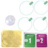 OCTelect Protezione dello Schermo in Vetro temperato per Orologio Intelligente con Schermo Rotondo da 1,18 Pollici / 1,22/1,26/1,3/1,34/1,38/1,42/1,46/1,5/1,54/1,57/1,61/1,65 Pollici (1.57Zoll)