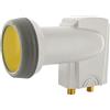 SCHWAIGER 333 Twin LNB Low Noise Blockconverter Sun Protect digitale resistente al calore tappo LNB parabola satellitare accessori per multi-switch protezione dalle intemperie contatti placcati oro
