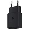 TEQY 25W Caricatore USB C Rapido per Samsung Galaxy A56 A55 A54 A53 A36 A35 A26 A25 A16 A15 S25 S24 S23 S22 S21 S20 FE Ultra Plus S10 per iPhone, iPad, Spina Presa Tipo C Spinotto, Alimentatore USBC