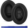 umvowuxa Cuscinetti auricolari di ricambio per cuffie Bose QuietComfort 35 QC35/QC25/QC35 II/QC35/QC15/AE2/AE2i/AE2w e SoundTrue/SoundLink, cuscinetti auricolari per pelle proteica, memory foam con
