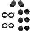 Bamyli 3 paia di tappi per le orecchie in silicone per Samsung Galaxy Buds FE SM-R400N, adatti per Galaxy Buds FE, S/M/L, con ali auricolari