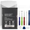 Swark Batteria di ricambio compatibile con TP-Link M7450/M7650 W-LAN Hotspots Mobile Router con kit di riparazione aggiornato