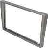 AERZETIX - C24579 - Mascherina telaio adattatore 2 DIN per autoradio - compatibile con Opel Agila Astra Combo C Corsa C Meriva Omega B Signum Vectra C Vivaro Renault Trafic II Suzuki Wagon R+