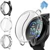 Fintie 3 Pezzi Cover per Garmin Vivoactive 6, Protezione Morbide TPU Custodia con Pellicola Protettiva