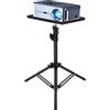 Abaodam Treppiede per proiettore, treppiede pieghevole per computer portatile, regolabile in altezza, per DJ rack, attrezzature, film, ufficio, casa