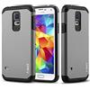 J&D Compatibile per Samsung Galaxy S5 Cover, [Protezione Robusta] [Armatura Sottile] Ibrida Antiurta Protettiva Rigido Custodia per Galaxy S5 - Grigio