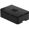 Raspberry Pi OKdo - Custodia per Raspberry Pi 4, modello B, colore: Nero