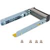 Ejoyous per Disco Rigido da 2,5 Pollici, Vassoio per Disco Rigido Adattatore a Slitta SAS SATA HDD per X3850 X6 X3650 ST550 SR550 SR650 SR850 M5 con 4 viti