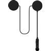 YYTFY Cuffie Bluetooth 5.0 per casco da moto, cuffie con suono stereo di qualità impermeabile, altoparlante da casco per equitazione/sci (vivavoce/risposta automatica/GPS/tempo di riproduzione 60 ore)