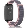 SeNool Cinturino Compatibile con Huawei Band 7, [Nylon Ricambio Bracciale] [Leggero, Resistente], Band per Huawei Band 7 - Rosa