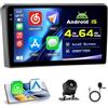 Hikity 4+64G Autoradio Android per Audi A3 2003-2012/S3 8P 2006-2012/RS3 2011-2012 Wireless Carplay 9''Incell Schermo per Auto Android Auto WiFi Touchscreen Bluetooth5.0 GPS Retrocamera