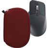 kwmobile Custodia Mouse Wireless Compatibile con Logitech MX Master 3 / Master 3S / Master 2S - Custodia Neoprene Mouse - Astuccio Porta Mouse PC Gaming bordeaux