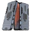 MaiJin Compatibile con Oppo Reno Z Cover, Custodia Armor Anello Cavalletto (Funziona con Il Supporto Magnetico per Auto) Case Paraurti per Oppo RenoZ (Blu Navy)