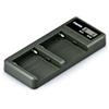 Tilta NP-F Caricabatterie, Custodia di Ricarica 2 Canali, con Display LCD | Compatibile con le Batterie Serie Sony L, NP-F550/750/970/FM50/FM550H, USB-C & Micro-USB Porta