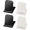 LMOGWL 4 pezzi Portatelefono pieghevole, porta telefono desktop portatile con regolazione multi angolo, compatibile con iPhone/Samsung/tutti i supporti in plastica per smartphone (2 nero/2 bianco)