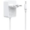 cshare 15 W - Alimentatore di rete per Echo Dot (3ª-5ª gen), Show 5 (1ª-2ª gen), Spot, Dot Kids Edition, Fire TV Cube, bianco