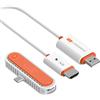 j5create ScreenCast Mini Duo Trasmettitore e ricevitore HDMI wireless Type-C, Plug&Play 1080p@60Hz Bassa latenza Uscita 5G+2.4G per lo streaming da telefono/tablet a TV (JVAW60)