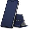Verco Xperia XZ2 Cover, Custodia a Libro Pelle PU per Sony Xperia XZ2 Case Booklet Protettiva [magnetica integrata], Azzurro